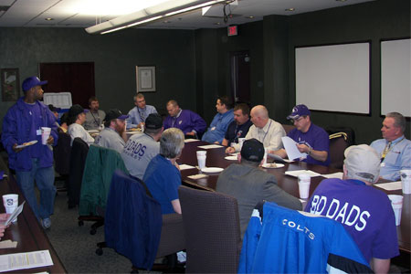 BD Dads at Safety Meeting