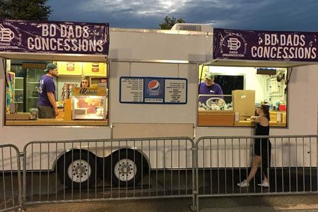 BD Dads Concession Stand at Football Game