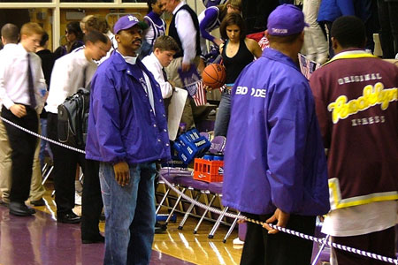 BD Dads work basketball game