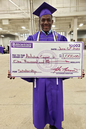 BD Dads Scholarship Winner--Antoine Cooper Jr.